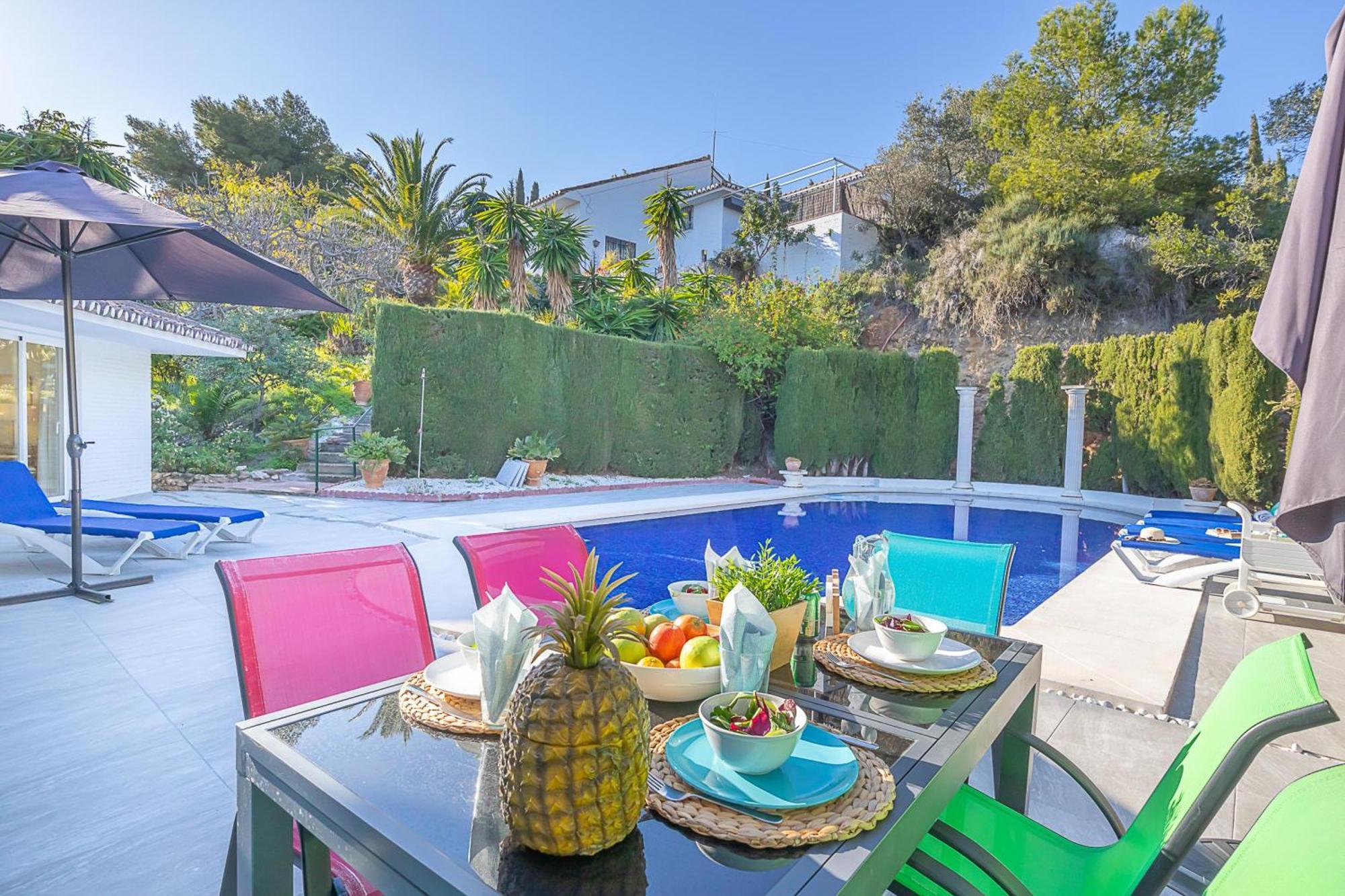 Pool Villa Rancho Domingo Family Friendly - Happy Rentals เบนัลมาเดนา ภายนอก รูปภาพ